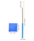 Flame Test Kit For Precise Potassium Identification With Cobalt Glass Filter Sheet And Metal Alloy Wire Loop, blue filter and wire.