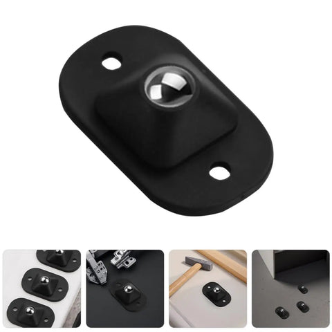 Slick Self Adhesive Mini Swivel Casters With 360 Spin For Kitchen Appliances And Furniture Solid ABS build for smooth glide.