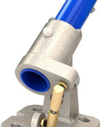 Rock N Roll Adjustable Bracket for Fresno Trowel and Bull Float With Half Turn Pitch Control, Heavy Duty Aluminum, side view