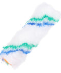 24 Pack Mini Paint Roller Covers With Hella Smooth Polyester Sleeves For Swift Touch Ups And Tight Corners Latex Applicators, soft fabric sleeve with green and blue stripes.