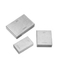 Heavy Duty HSS Gauge Block Set Packing Top Shelf Precision And Dead On.01mm Calibration For Router Table Saw Woodworking Rock Solid Measurement Kit 87 Piece Precision Tool Gear, three steel gauge blocks with labels 20, 30, 50.