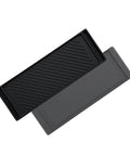 Heavy Duty Reversible Cast Iron Griddle Replacement Plate For Gas Stoves Double Sided Center Griddle Pan With Matte Enamel Finish