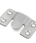Stainless Steel Flush Mount Wall Bracket Picture Hanger For Shelves Cabinets And TV Mounts Interlocking Buckle Clip Secure Mounting