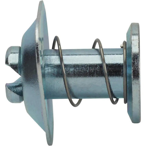 Kick Out Style Self Ejecting Quarter Turn Fasteners With Flush Mount Thumb Tabs For Race Cars And Trucks.700 Grip Length showing zinc steel construction.