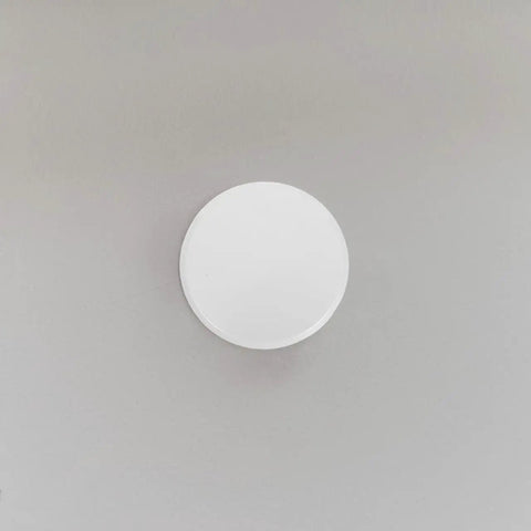 Concealed Premium Quality Fire Sprinkler Covers 2 Pack 3.34 Inch Round Ceiling Rings on flat surface for homes and offices.