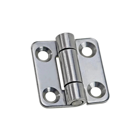 304 stainless steel damping shaft hinge with dual mounting plates, 35x37 mm, random stop torque