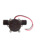 Portable 12V DC hydroelectric water turbine generator 10W power source for outdoor camping and boating, durable rust-proof build.