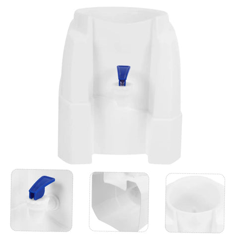 Portable Cold Water Dispenser For Office Desk Countertop With Tap No Fuss Easy Pour Plastic Jug Water Cooler front view
