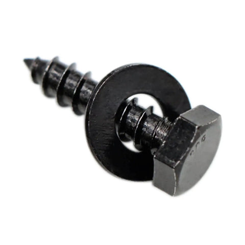 Premium Stainless Steel Black Lag Bolts Set 25 Pieces One Quarter Inch By 1 Inch Hex Lag Screws With Washers Included