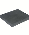 Dope Graphite Ingot Plate For EDM Machining With Smooth Polished Surface 70mm x 80mm x 10mm shown from an angled view for EDM applications