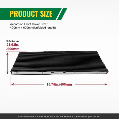 Accordion Way Cover 400mm By 600mm That Fits Bridgeport Milling Machine heavy duty metal lathe guard rubber shield dimensions