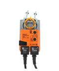 Heavy Duty Damper Actuator Featuring Ten Nm Torque And Ip54 Protection For Hvac Duct Control Systems top view with connections
