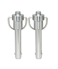 Stainless Steel Quick Release Pin 4Mm And 5Mm Durable Push Button Snap Pin shown from the front with smooth finish for clamping.