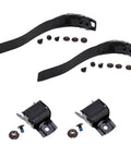 Replacement Roller Skate Strap Set, 2 Pack Inline Skate Buckles With Screws, Durable PVC Energy Straps and nuts displayed