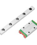 Compact Linear Guide Rail 100mm Length 9mm Width With Slide Block For 3D Printers And CNC Machines Ball Retainer Lubrication System