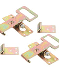 Beefy Iron Sofa Position Buckles for Heavy Duty Couch Connection in golden color, showing universal fit furniture hardware for stability.