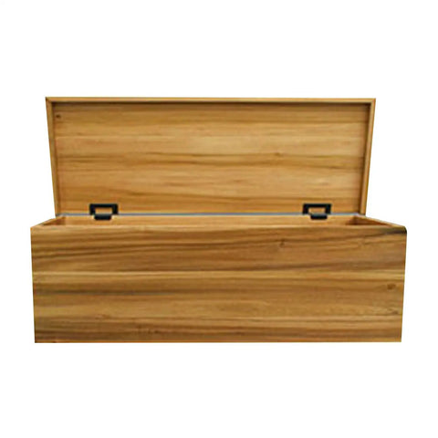 Eight Piece Set Of Two Inch Non Mortise Door Hinges Rock Solid Iron Construction Smooth Bifold Glide Rust Proof Black Finish Heavy Duty Cabinet Hardware Built Tough For No Sweat Installations in an open wooden storage chest.