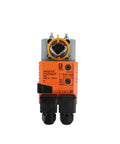 Beefy 5Nm Damper Actuator For HVAC Airflow Control, 24V AC DC Motor with 3 wire linkage design, compact size.