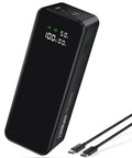 27000mAh 120W Fast Charging Power Bank With 3 Ports And Smart Display, High Capacity Portable Laptop And Phone Charger