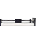 Aluminum Rail Linear Guide Stage For 3D Printer Motion Slide Table With 100mm 200mm Stroke, X Y Z Axis Movement, Ideal CNC Robotic Project, 60x42mm Mobile Panel, 12mm Guide Diameter, Nema Bracket Compatible, front view