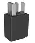 NVFMCS20DC12V1.5aR Pack Of 2 12V DC 25A 5 Pin automotive power relay, black plastic housing with metal terminals