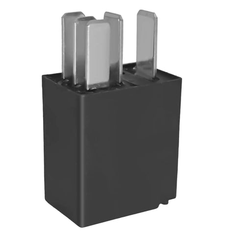 NVFMCS20DC12V1.5aR Pack Of 2 12V DC 25A 5 Pin automotive power relay, black plastic housing with metal terminals