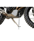 Beefy Adjustable Motorcycle Stand For Maintenance And Service 11 To 19 Inch Lift zinc plated heavy duty steel supporting bike off ground