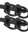 Set Of Four Black Round Ring Cabinet Pulls Handles For Closet Doors Dressers TV Cabinets Kitchen Hardware Modern Drawer