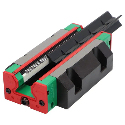 Beefy Linear Guide RGW55 Series With RGW55HC Rail For CNC Machines And 3D Printers Smooth Motion And High Rigidity Z0C ZAC GK Block Rail And Slider Bearings For Precision Motion, black roller block on steel rail