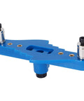 Versatile Adjustable Self Center Dowel Jig Kit With Center Scriber for woodworking, shown front view on white background.