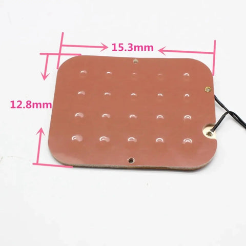 Must Have Ultra Thin Seat Pressure Sensor Pad For Cars 50V Thin Film Sensor For Seat Belt Detection And Passenger Safety Reminder Quick Pressure Sensing Between Foam And Steel Base For Vehicle Occupancy And Safety Alarm Upgrade, 15.3mm x 12.8mm