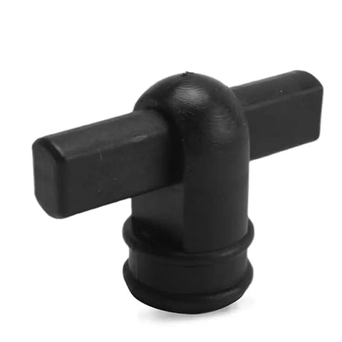 Heavy Duty Commercial T Head Shock Absorbing End Fitting For Hydraulic Rod Screw Head System 500kg, black polymer
