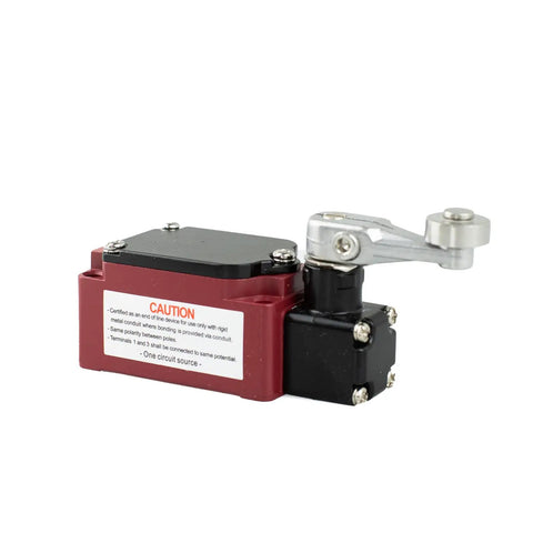 Heavy Duty High Temperature Limit Switch With Roller Lever 1NO 1NC Contacts 5A 220VAC Auto Reset IP66 Sealed Micro Switch