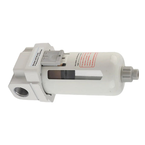 Side view of Rugged 2 Inch Thread Pressure Regulator With Air Filter And Water Separator for Industrial Pneumatic Systems 0.1 To 0.85 MPa