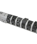 Eight Outlet Rotating Surge Protector Power Strip With 2160 Joules UL Rated Grounded And Protected Light Indicator Gray Finish