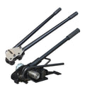 Heavy Duty Steel Strapping Machine Tool Kit Featuring Manual Sealer And Tensioner Set For 32mm Heavy Gauge Banding Supplies showing the tensioner and sealer.