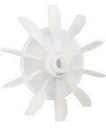 Air Compressor Fan Blade Replacement 14mm D Shaft For Direct On Line Motors, plastic, top view
