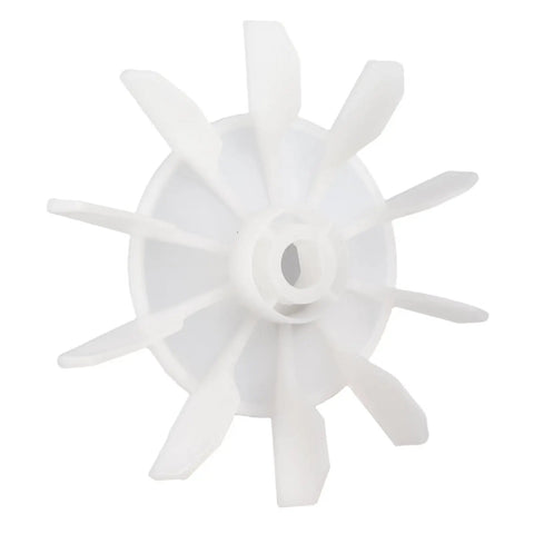 Air Compressor Fan Blade Replacement 14mm D Shaft For Direct On Line Motors, plastic, top view