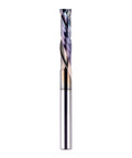 SpeTool UP&Down compression router bit, 1/4in shank, 1-1/4in cutting length, 3in overall length, carbide spiral with TAC coating