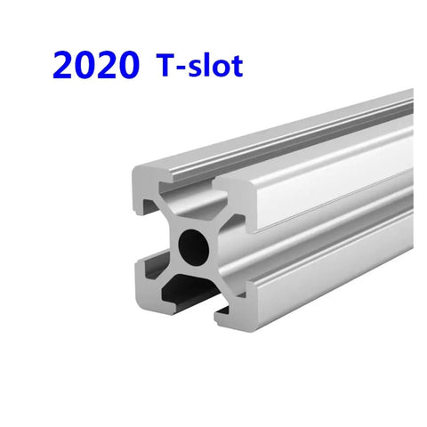 Heavy Duty 2080 T Slot Aluminum Profile Extrusion Linear Rail For Cnc Rigs And 3D Printer Frames Cut Clean At Two Hundred Millimeters Runs Slick Built Different, close-up of T-slot.