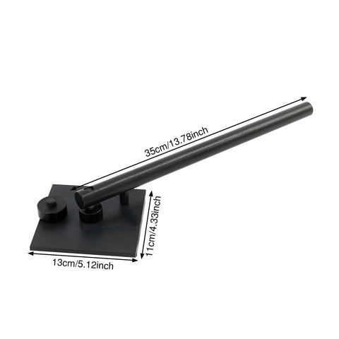 Heavy Duty Manual Rebar Bender, Portable Hand Held Steel Bar Bending Tool For 180 Degree Curve, Q235 Steel Construction.