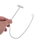 Emergency Stainless Steel Fire Alarm Button Hammer For Industrial Use with chain, handheld