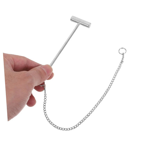 Emergency Stainless Steel Fire Alarm Button Hammer For Industrial Use with chain, handheld