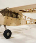 J-3 Cub Balsa Wood Model Airplane Kit With 46 Inch Wingspan Laser Cut DIY RC Plane Build For Adults Functional Landing Gear