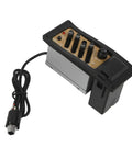 Acoustic Guitar Preamp With 4 Band EQ Equalizer Onboard Pickup System In Wood Grain Finish Prewired Easy Install