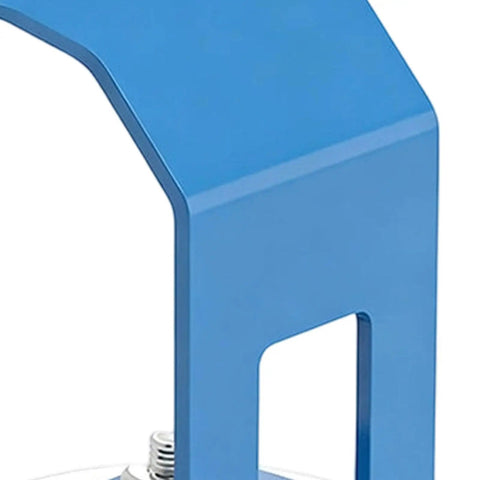 Heavy-Duty Welding Holder With Strong Magnetic Base For Secure Torch Stand and Hands-Free MIG Holder Support, blue steel design.