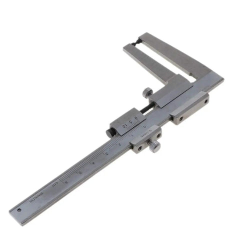 Disks Measuring Tool 0-60mm Thickness Measuremnent Professional Steel Verniers Calipers showing detail of measuring jaws and scale