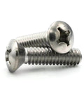 Oval Head Machine Screws 316 Stainless Steel 1/4-20 X 3/4 Inch Pack Of 100 For Saltwater Environments, corrosion resistant