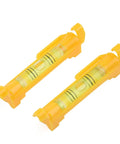 Micpointik Hanging for spirit Level Set, compact yellow levels designed for precise hanging in construction projects.