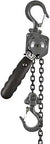 1/4-Ton Mini-Puller Lever Hoist With 15 Ft Lift For Tight Spaces, showing compact design with 360 Degree Rotating Alloy Hooks